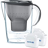 Los mejores  - BRITA Marella Paquete Inicial de Jarra de Filtro de Agua- Incluye 3 MAXTRA +- Grafito-Ajuste de Nevera- Gris- 2.4 litros…